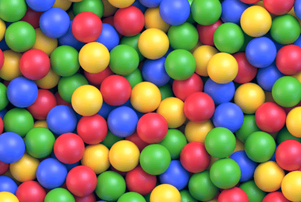 colourful ball pit